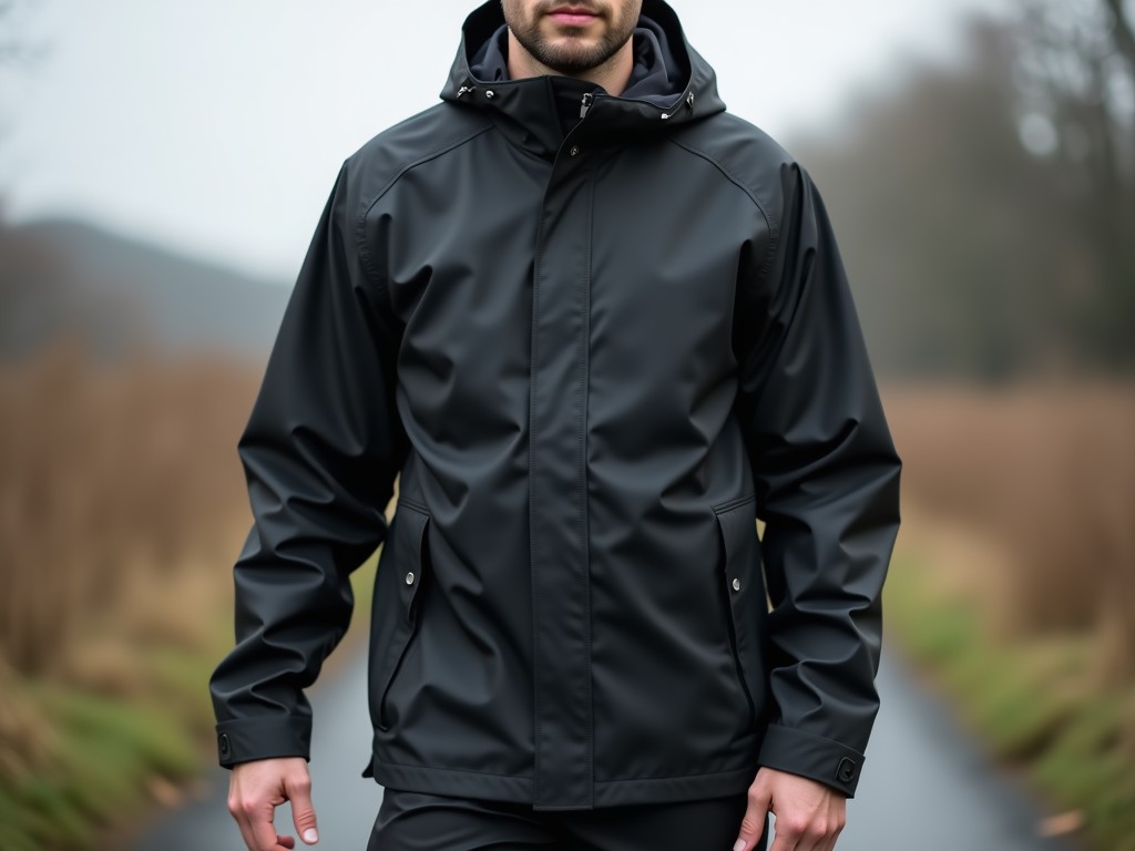black waterproof trousers mens