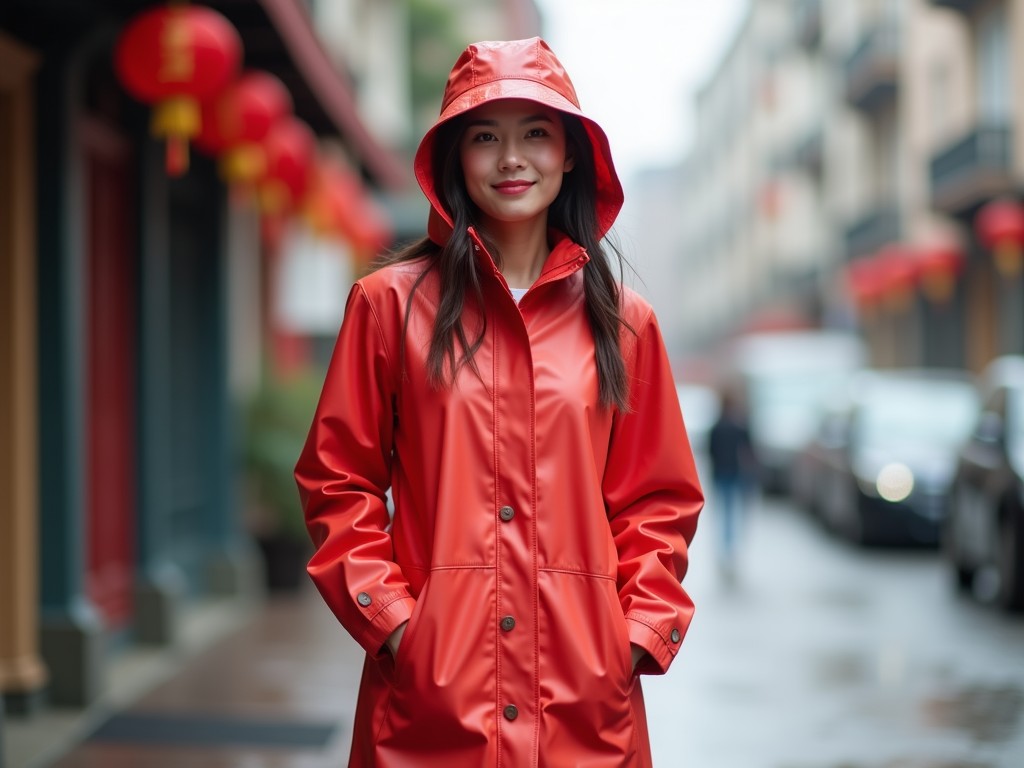 china womens petite rain jacket