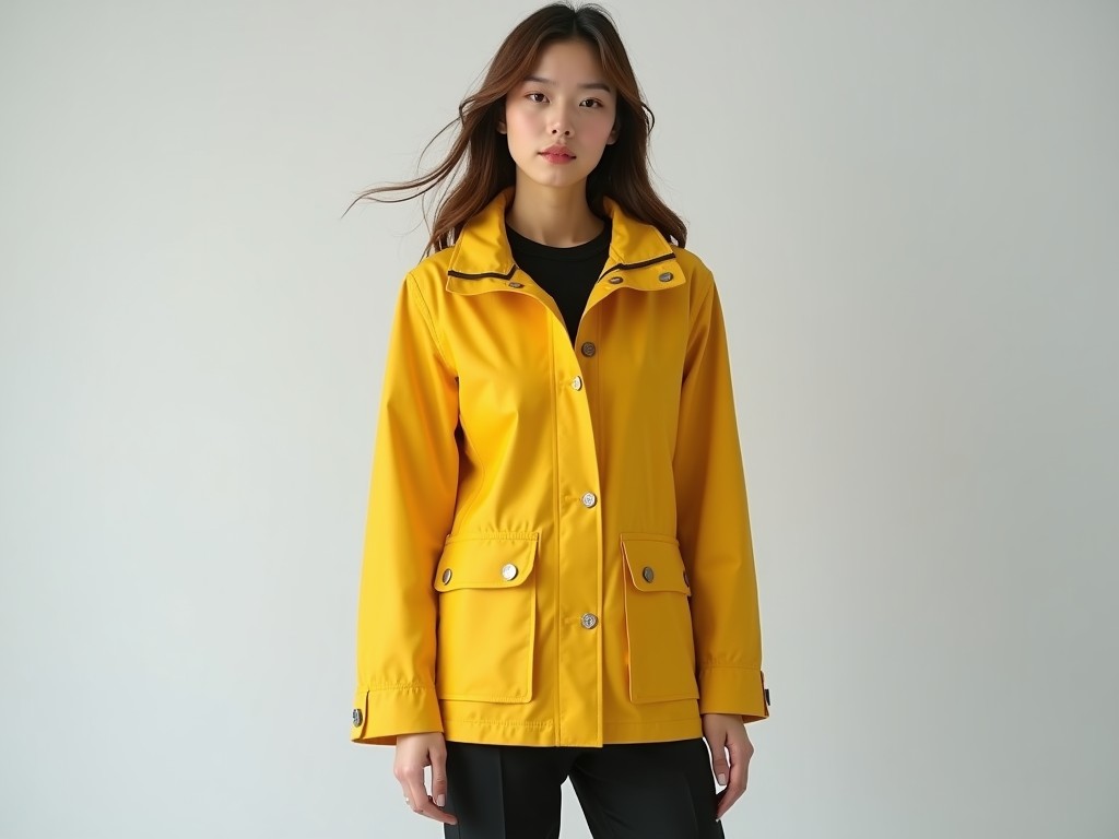 Factory Direct waterproof rain coat women