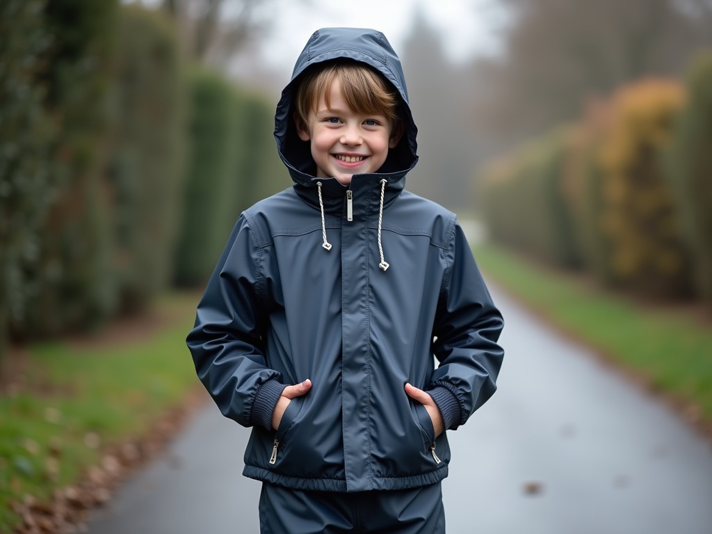hooded rain jackets for juniors