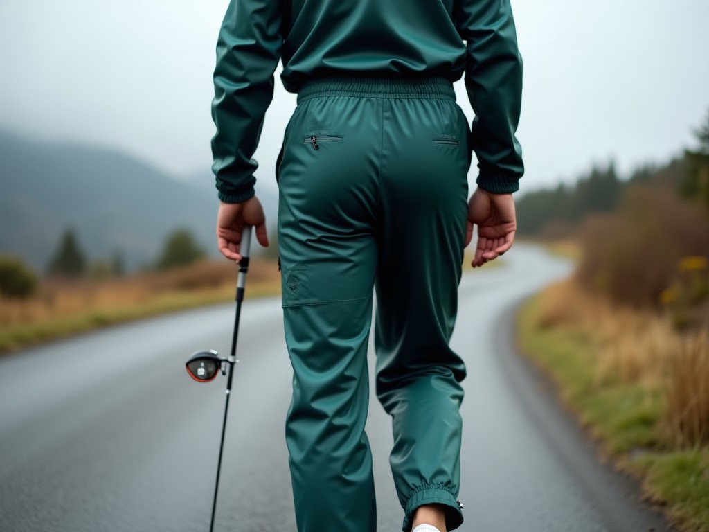 mens cycling golf fishing rain pants gear