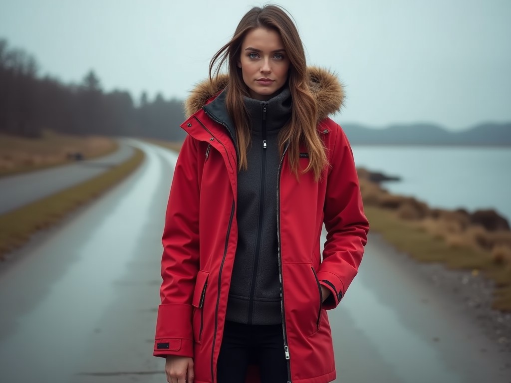 womens fleece waterproof jacket