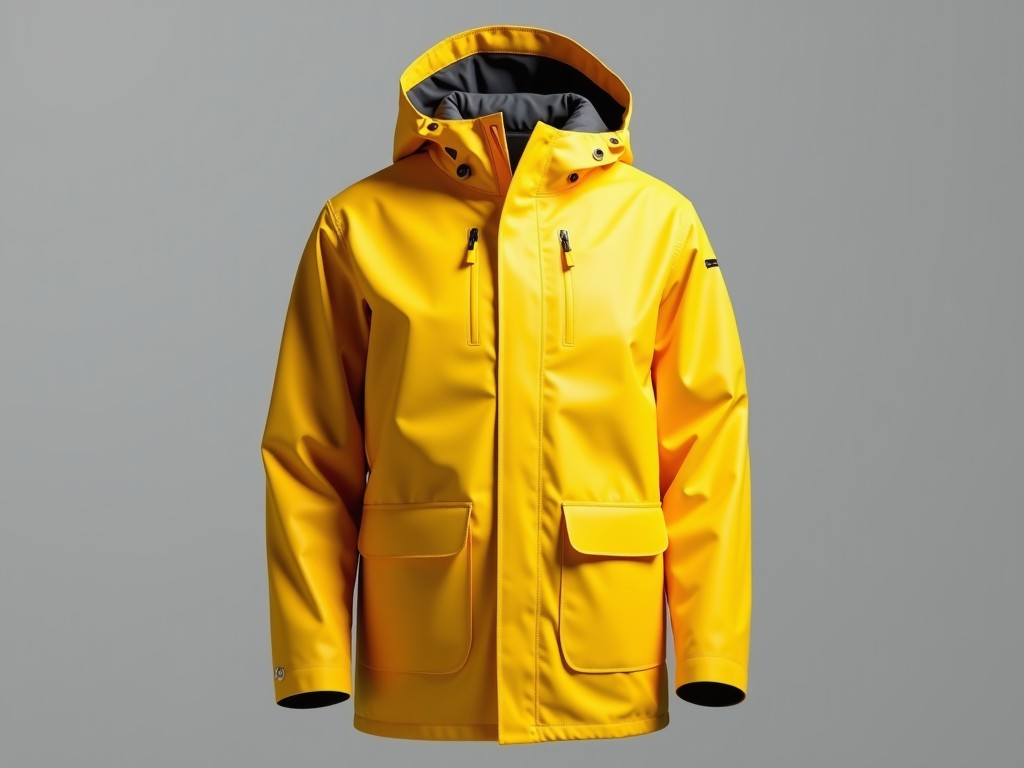 yellow mens rain coat top supplier